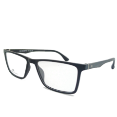 Armação para Óculos Masculino Empório Glasses Preto Fosco Clip-On EG3562 C15 55