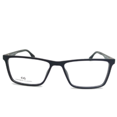 Armação para Óculos Masculino Empório Glasses Preto Fosco Clip-On EG3562 C15 55