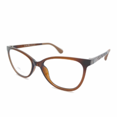 Armação para Óculos Feminino Empório Glasses Marrom Cristal Clip-On EG3566 C12 52 - comprar online