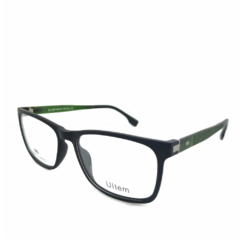 Armação para Óculos Masculino Empório Glasses Preto Fosco Clip-On EG3567 C132 54
