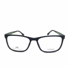 Armação para Óculos Masculino Empório Glasses Preto Fosco Clip-On EG3567 C132 54