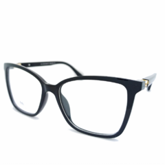 Armação para Óculos Feminino Empório Glasses Preto Clip-On EG3572 C15 54