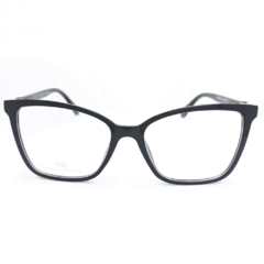 Armação para Óculos Feminino Empório Glasses Preto Clip-On EG3572 C15 54