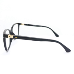 Armação para Óculos Feminino Empório Glasses Preto Clip-On EG3572 C15 54