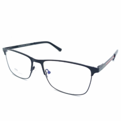 Armação para Óculos Masculino Empório Glasses Preto Fosco Clip-On EG3574 C15 57