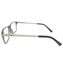 Armação para Óculos Masculino Empório Glasses Cinza Fosco Clip-On EG3576 C8 54