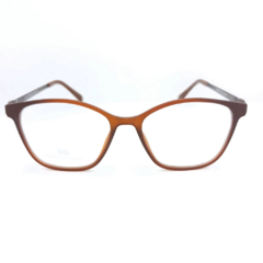 Armação para Óculos Unissex Empório Glasses Marrom Fosco Clip-On EG3578 C12 52