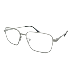 Armação para Óculos Masculino Empório Glasses Cinza Chumbo Clip-On EG3585 C8 54