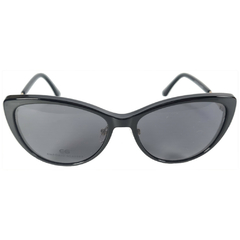 Armação para Óculos Feminino Empório Glasses Dourado/Preto/Branco Clip-On EG4124 C5 56