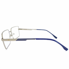 Armação para Óculos Masculino Empório Glasses Cinza Chumbo/Azul EG4314 C13 59