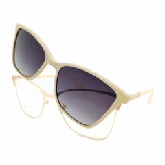 Armação para Óculos Feminino Empório Glasses Dourado/Rosa Clip-On EG4402 C11 54