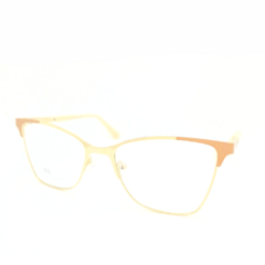 Armação para Óculos Feminino Empório Glasses Dourado/Rosa Clip-On EG4402 C11 54