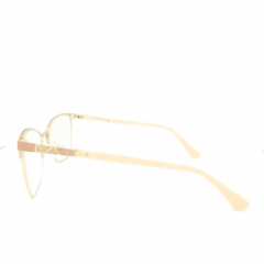 Armação para Óculos Feminino Empório Glasses Dourado/Rosa Clip-On EG4402 C11 54
