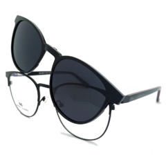 Armação para Óculos Unissex Empório Glasses Preto Fosco Clip-On EG4406 C15 51 - comprar online
