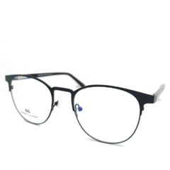 Armação para Óculos Unissex Empório Glasses Preto Fosco Clip-On EG4406 C15 51 na internet
