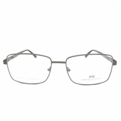 Armação para Óculos Masculino Empório Glasses Cinza Chumbo Retangular EG4659 C8 58