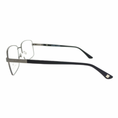 Armação para Óculos Masculino Empório Glasses Cinza Chumbo Retangular EG4659 C8 58