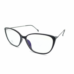Armação para Óculos Feminino Empório Glasses Preto Gatinho EG5508 C15 53