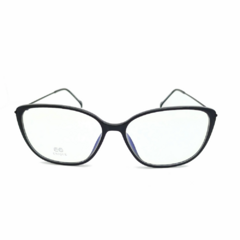 Armação para Óculos Feminino Empório Glasses Preto Gatinho EG5508 C15 53