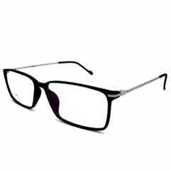 Armação para Óculos Masculino Empório Glasses Preto Fosco Retangular EG5511 C15 55
