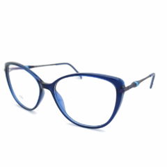 
Armação para Óculos Feminino Empório Glasses Azul Marinho Gatinho EG5534 C13 53
