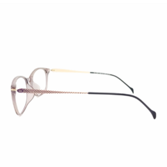 Armação para Óculos Feminino Empório Glasses Nude Cristal Oval EG5541 C8 52