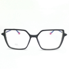 Armação para Óculos Feminino Empório Glasses Preto Clip-On EG5567 C15 53