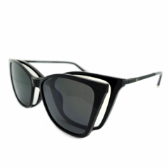 Armação para Óculos Feminino Empório Glasses Preto Clip-On EG5569 C15 55