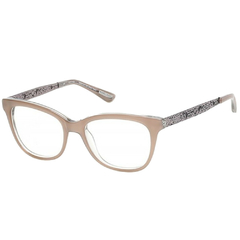 Armação para Óculos Feminino Guess by Marciano Bege Retangular/Redondo GM0268 047 53