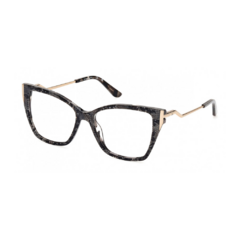 Armação para Óculos Feminino Guess by Marciano Renda Preto Gatinho GM0399 020 54