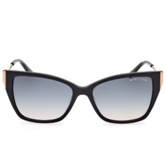 Armação para Óculos Feminino Guess by Marciano Preto Gatinho GM0833 01W 55