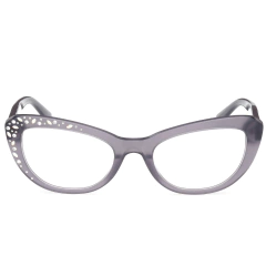 Armação para Óculos Feminino Guess Cinza Cristal Gatinho GM50016 020 53
