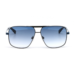 Óculos de Sol Masculino Guess Preto Fosco Piloto GU00026 02W 61