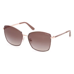 Óculos de Sol Feminino Guess Nude/Rosé Quadrado GU00149 58F 59