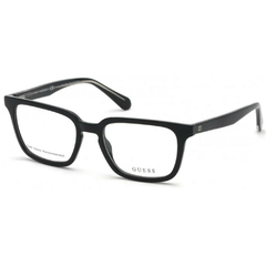 Armação para Óculos Masculino Guess Preto Retangular GU1962 001 54