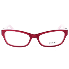 Armação para Óculos Feminino Guess Rosa/Rosa Claro Retangular GU2295 RD 53