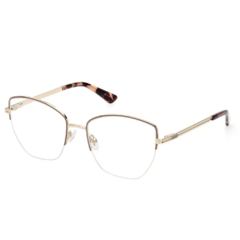 Armação para Óculos Feminino Guess Nude/Dourado Gatinho GU2939 057 53