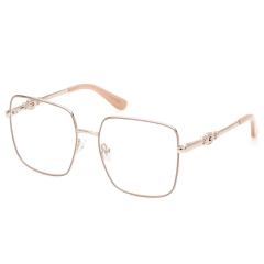 Armação para Óculos Feminino Guess Nude/Dourado Quadrado GU2953 059 53