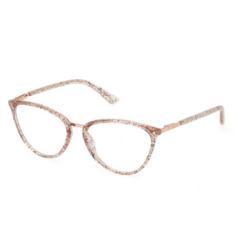 Armação para Óculos Feminino Guess Nude Cristal/Glitter Gatinho GU2957 074 53