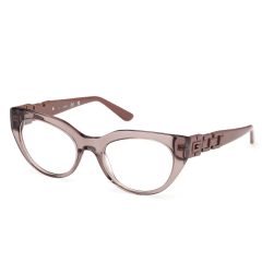 Armação para Óculos Feminino Guess Marrom Cristal Gatinho GU50323 059 51