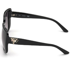 Óculos de Sol Feminino Guess Preto Quadrado GU7788-S 01B 58