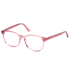 Armação para Óculos Infantil Guess Rosa Cristal Quadrado GU8289 072 49
