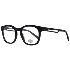 Óculos de Grau Masculino Harley-Davidson Preto Fosco Redondo HD0857 002 51