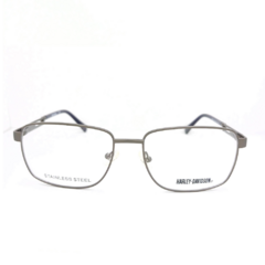 Armação para Óculos Masculino Harley-Davidson Cinza Chumbo Retangular HD0931 009 58