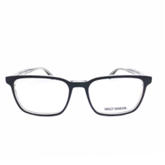 Armação para Óculos Masculino Harley-Davidson Preto/Cristal Quadrado HD0972 003 54 - comprar online