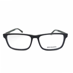 Armação para Óculos Masculino Harley-Davidson Preto Fosco Retangular HD0974 002 56
