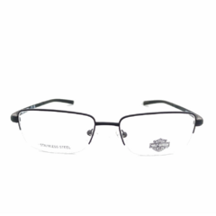 Armação para Óculos Masculino Harley-Davidson Preto Fosco Retangular HD50052 002 54