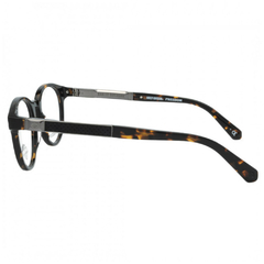 Óculos de Grau Masculino Harley-Davidson Mesclado Marrom Redondo HD9015 052 51