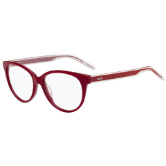 Armação para Óculos Feminino Hugo Boss Vermelho Gatinho/Redondo HG1044 C9A 53