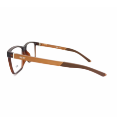 Armação para Óculos Masculino Next Marrom Cristal Retangular N81546 C4 55